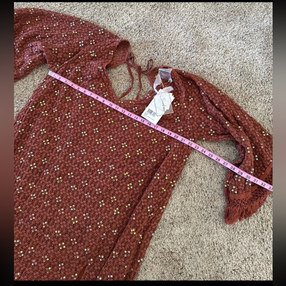 NWT Sundress ROSE LONG DRESS 
size Large/XL - Picture 12 of 12